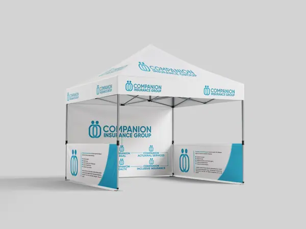 Companion Insurance Group — Branded gazebo, designed by Hive Designs
