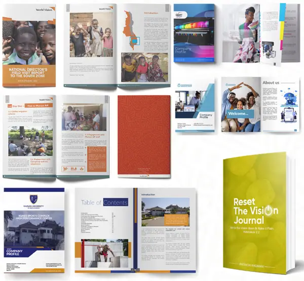 Reports & booklets collection, designed by Hive Designs