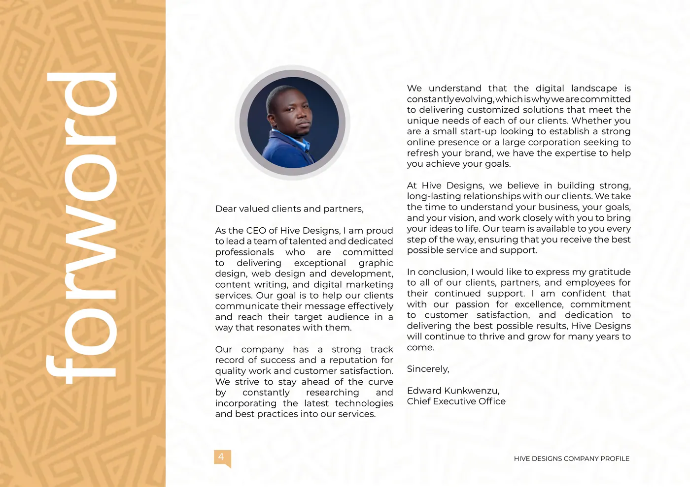 Company profile page 3