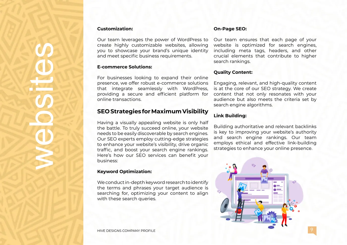 Company profile page 8