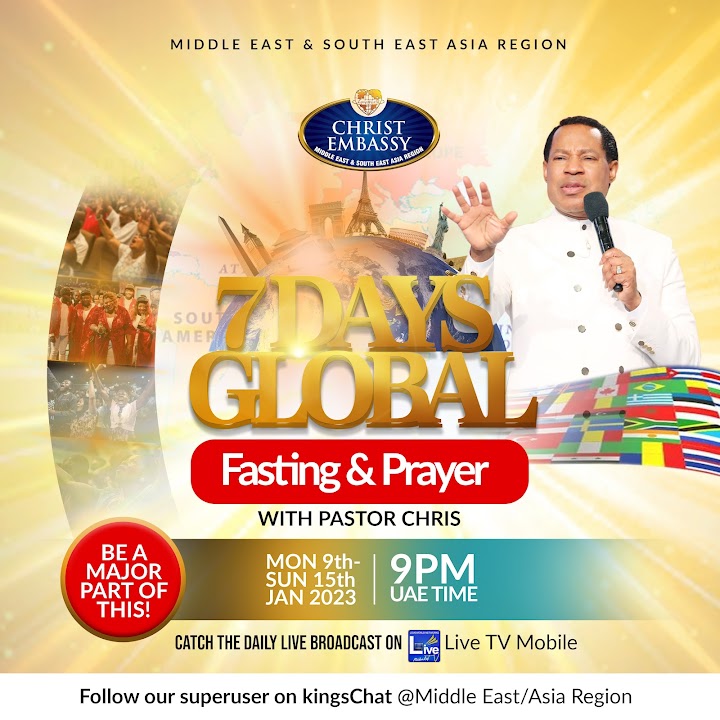 Christ Embassy — Christ Embassy 7 Days Global Prayer, designed by Hive Designs